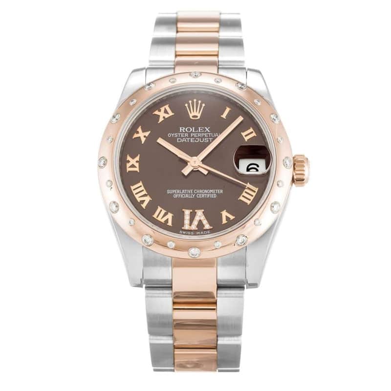 Rolex Datejust Chocolate Diamond Dial 178341 Lady 31MM