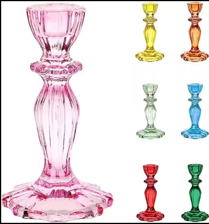 Glass Candle Holders（ Free shipping, delivered to your doorstep）