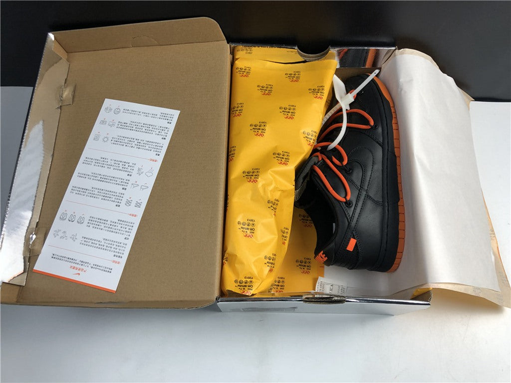 off-White SB Dunk BLACK ORANGE