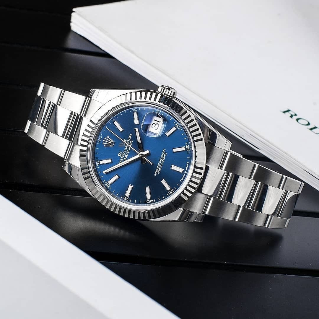 Rolex Datejust 41mm 126334 Blue Index Dial