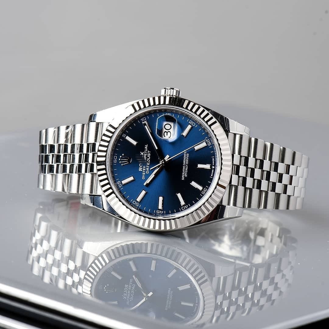 Rolex Datejust 41mm 126334 Blue Index Dial