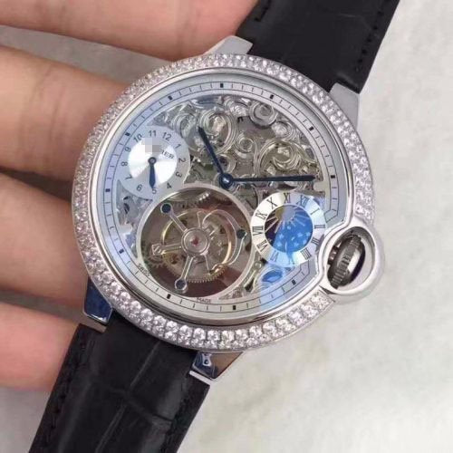 Cartier BALLON BLEU DE TOURBILLON SILVER DIAL