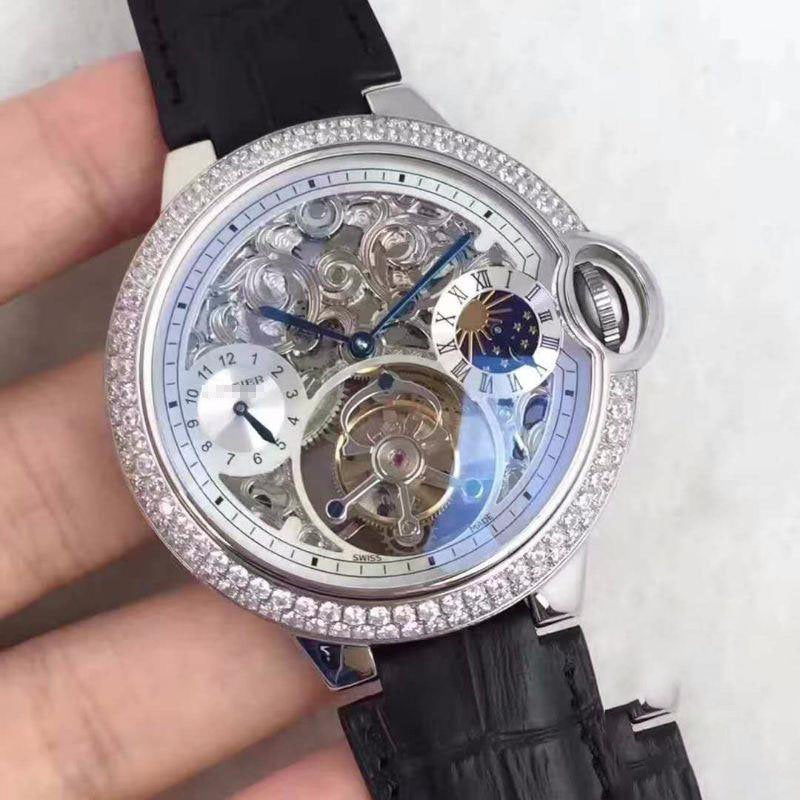 Cartier BALLON BLEU DE TOURBILLON SILVER DIAL