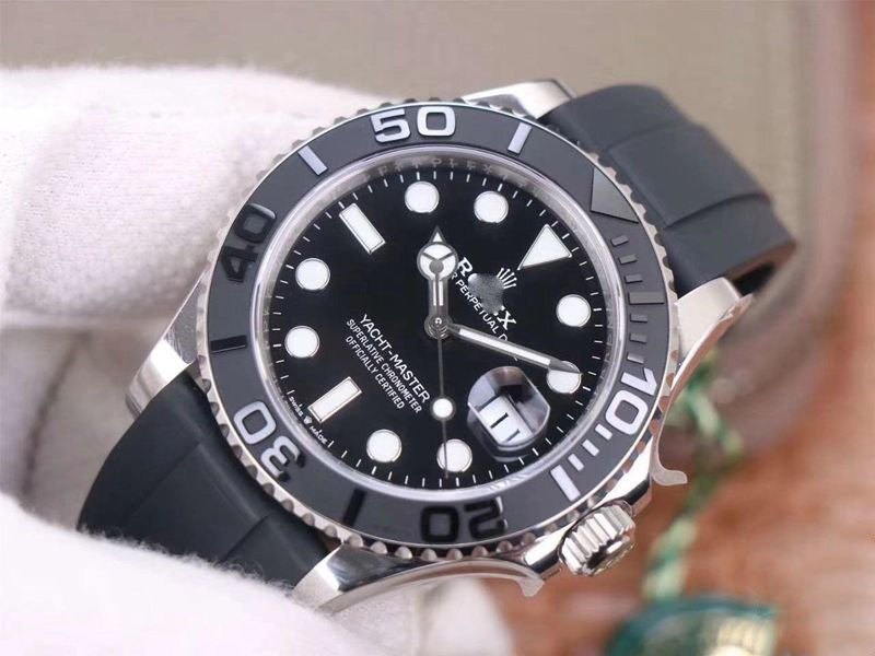 YACHT MASTER M226659-0002 VS FACTORY BLACK DIAL