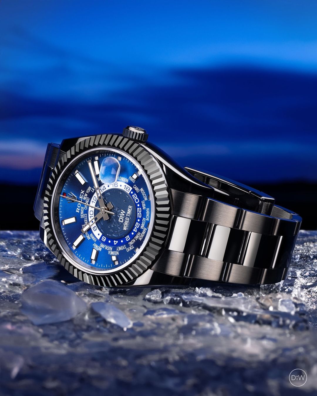 Sky Dweller 326934 BLACK DLC BLUE