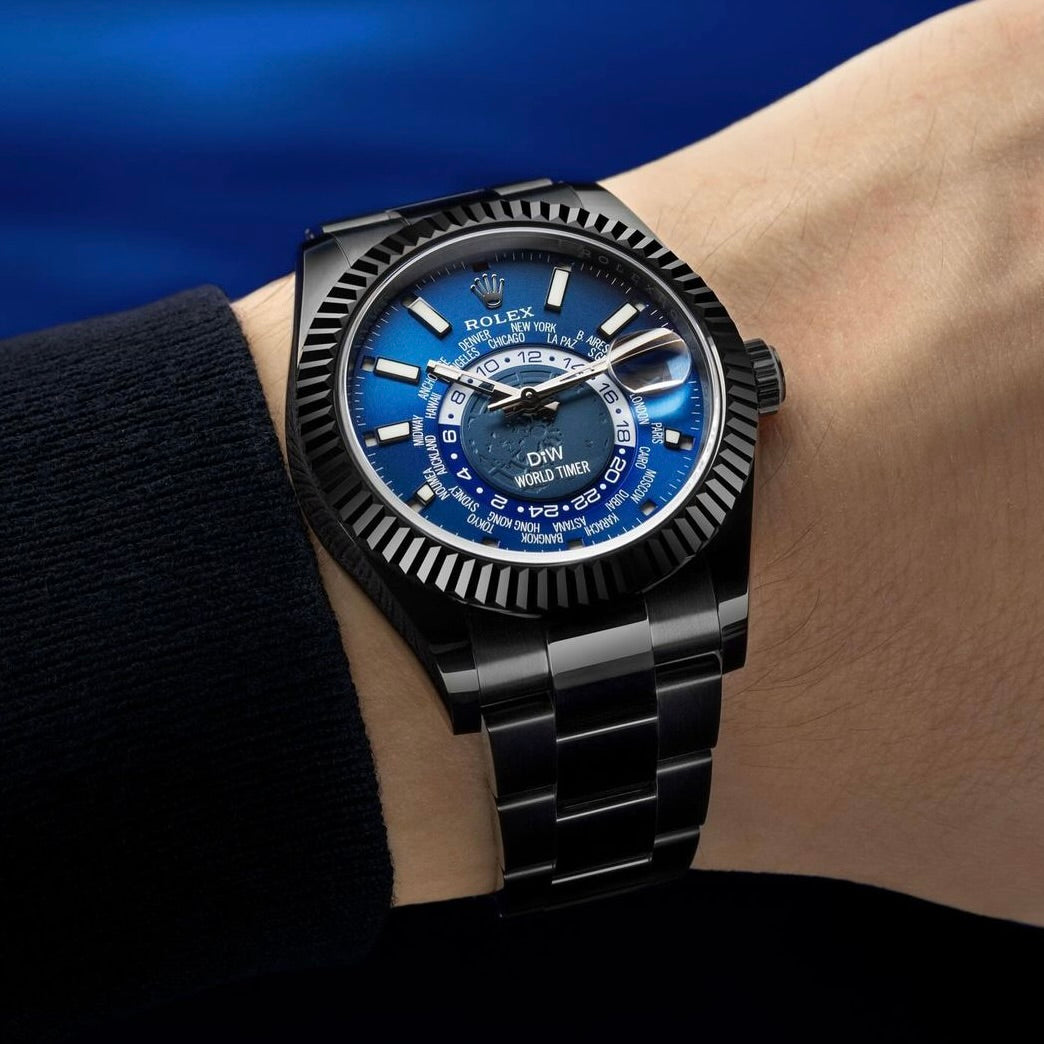 Sky Dweller 326934 BLACK DLC BLUE