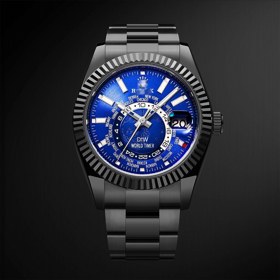 Worldtimer Black DLC Blue