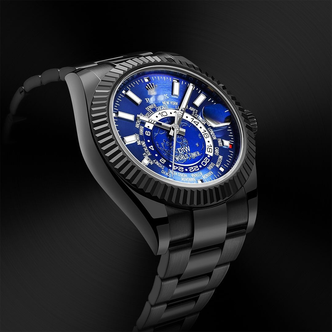 Worldtimer Black DLC Blue