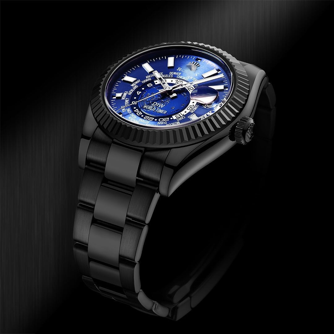 Worldtimer Black DLC Blue