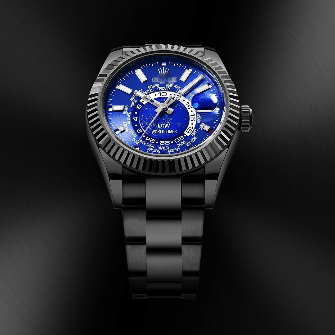 Worldtimer Black DLC Blue