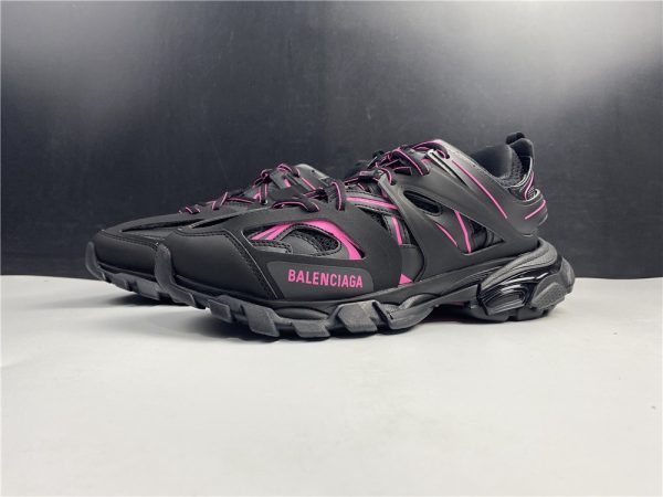 Balenciaga track black plum