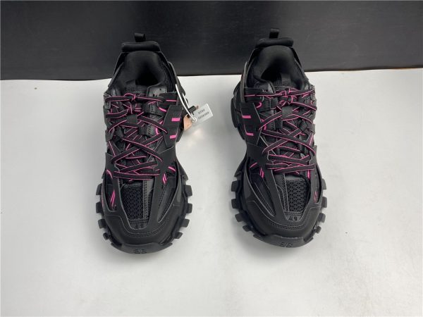 Balenciaga track black plum