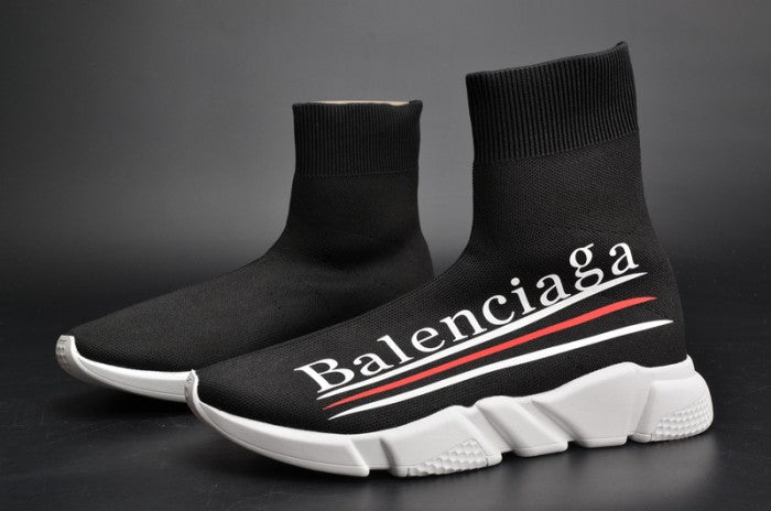 BALENCIAGA LOGO SPEED TRAINER 454484-W05G0-1000