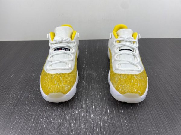 Air Jordan 11 Low WMNS Yellow Snakeskin