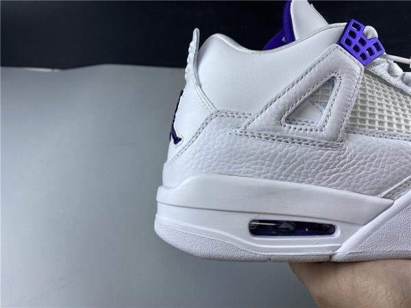 Air Jordan 4 Retro pure money white purple