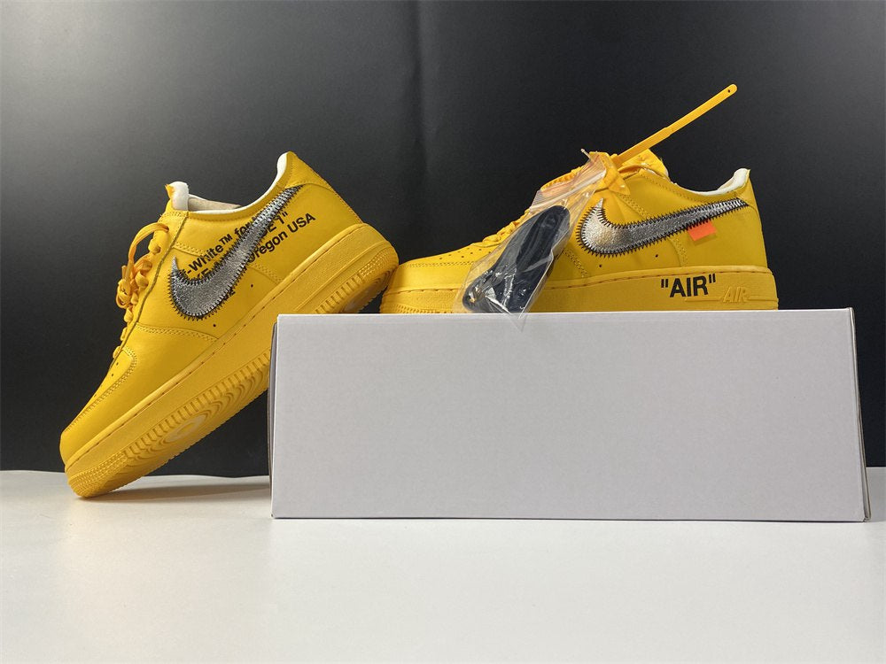 Off-White x Nike Air Force 1 University Gold