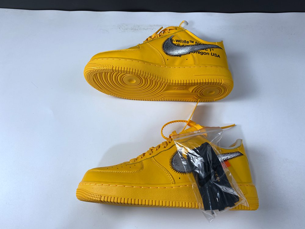 Off-White x Nike Air Force 1 University Gold