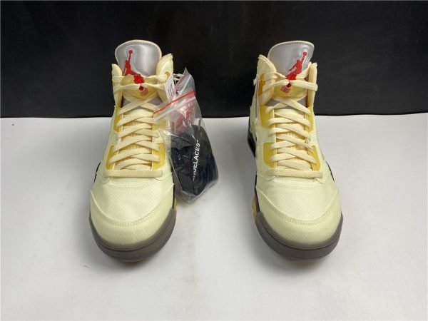 OFF-WHITE x Air Jordan 5 Sail