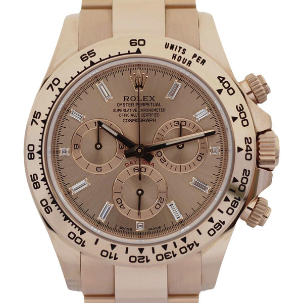 Cosmograph Daytona 116505 (Baguette Diamond Dial)