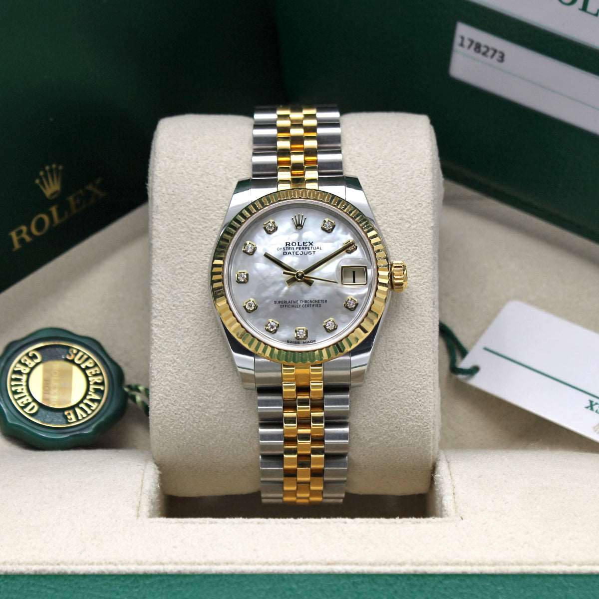 Datejust 31mm Midi 178273 (Mother Of Pearl Diamond Dial)