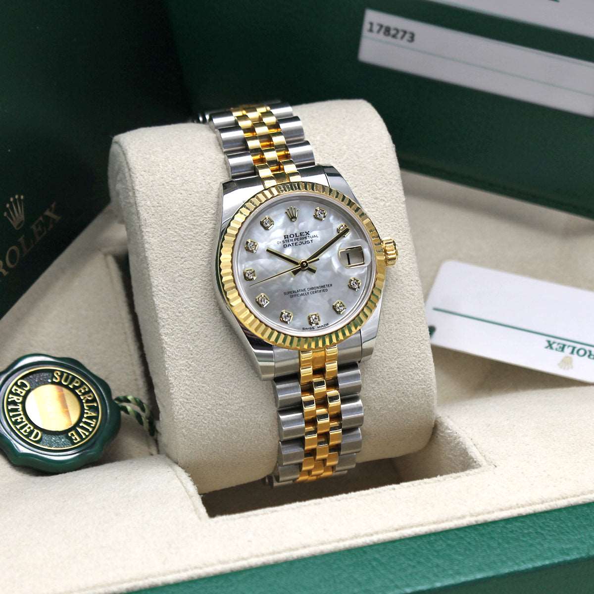 Datejust 31mm Midi 178273 (Mother Of Pearl Diamond Dial)