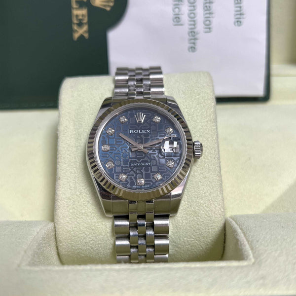 Datejust 31mm Midi 178274 (Navy Blue Jubilee Diamond Dial)