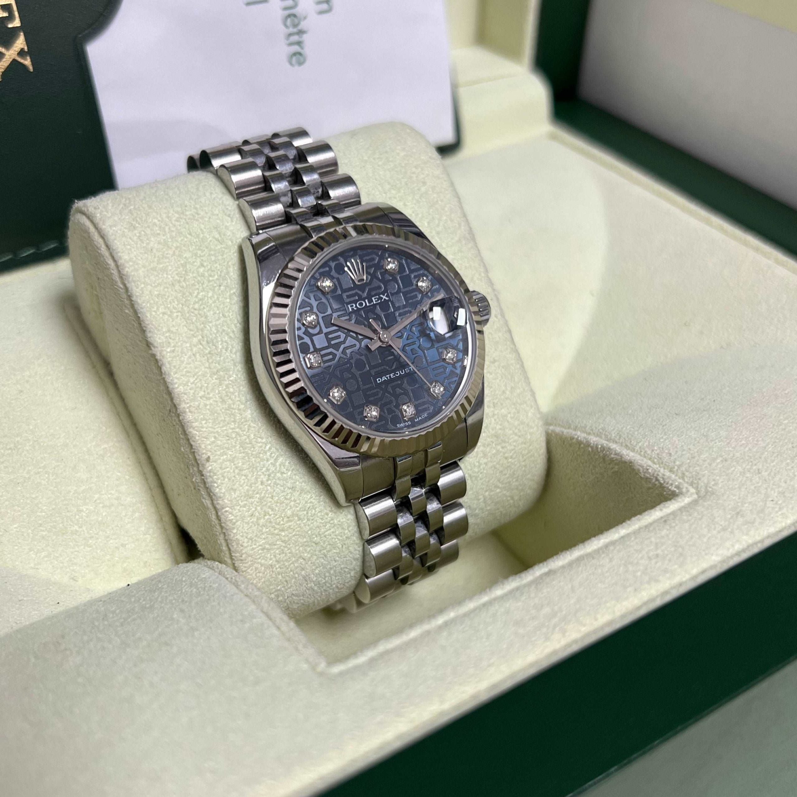 Datejust 31mm Midi 178274 (Navy Blue Jubilee Diamond Dial)