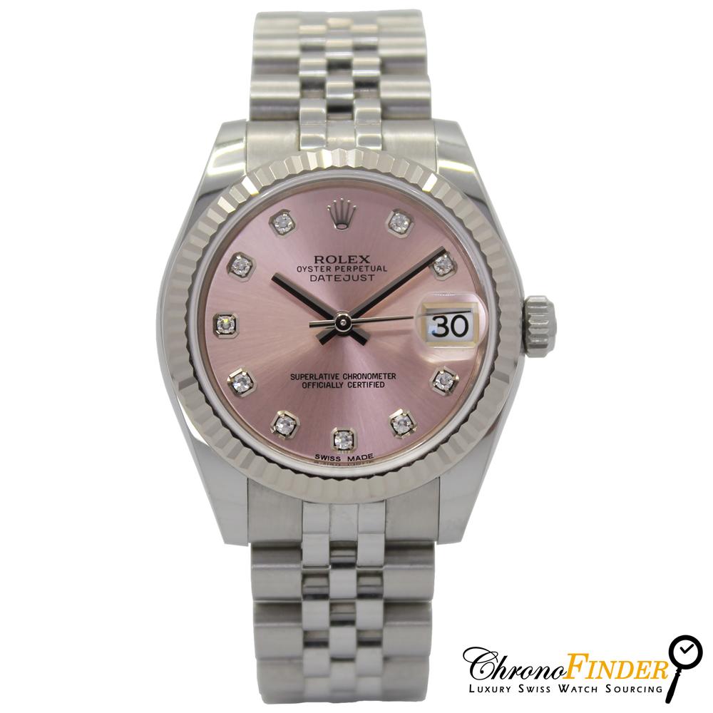 Datejust 31mm Midi 178274 (Pink Diamond Dial)