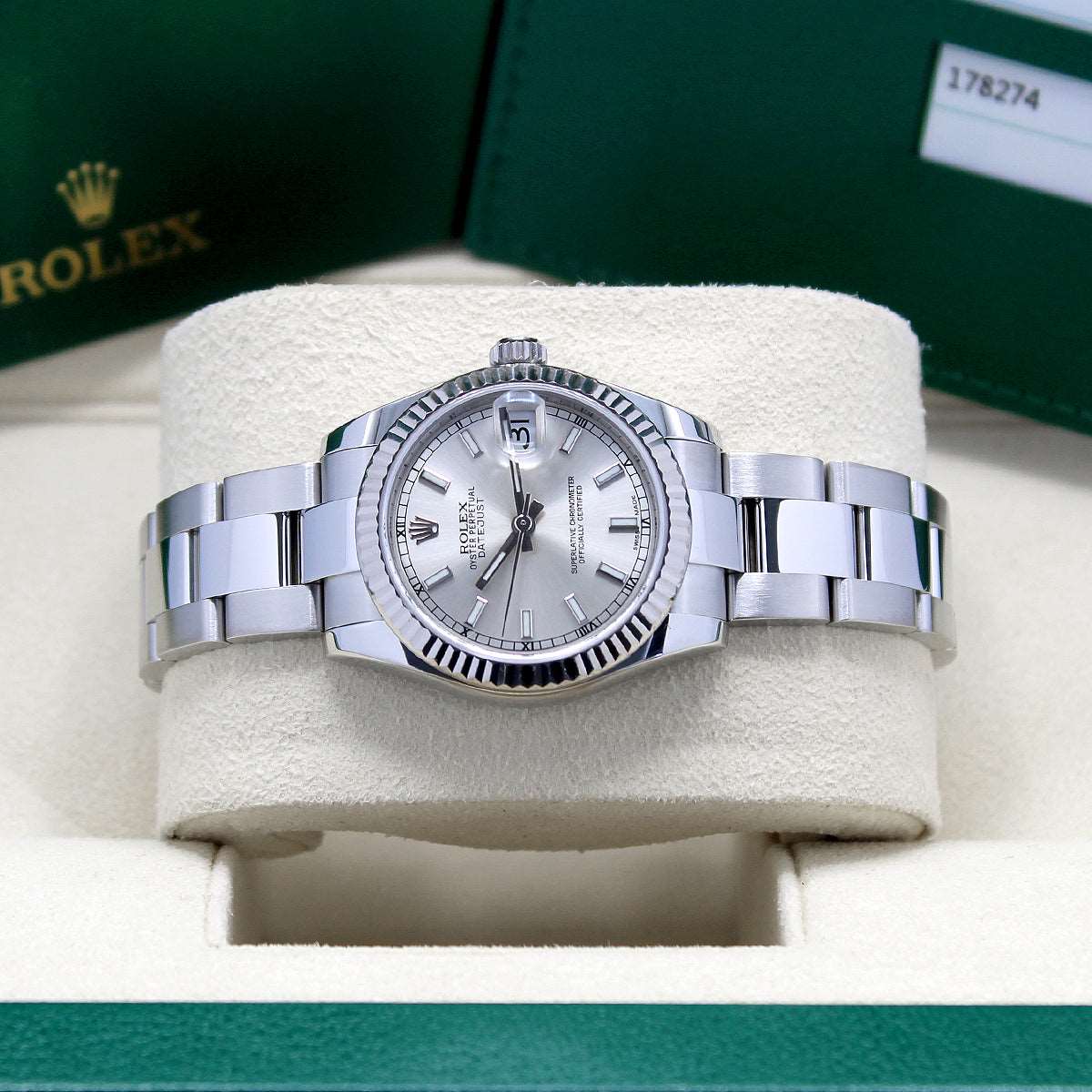 Datejust 31mm Midi 178274 (Silver Baton Dial)