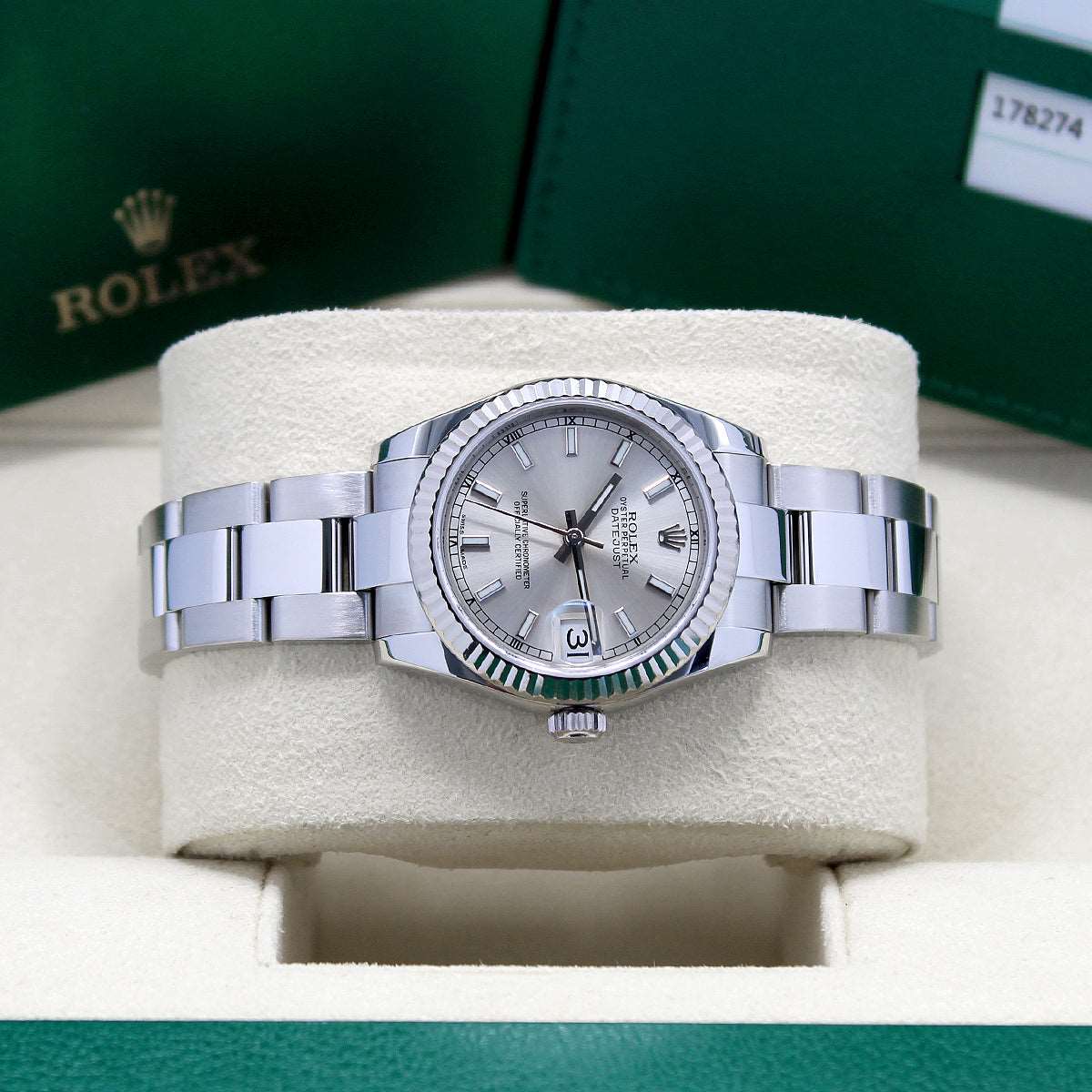 Datejust 31mm Midi 178274 (Silver Baton Dial)