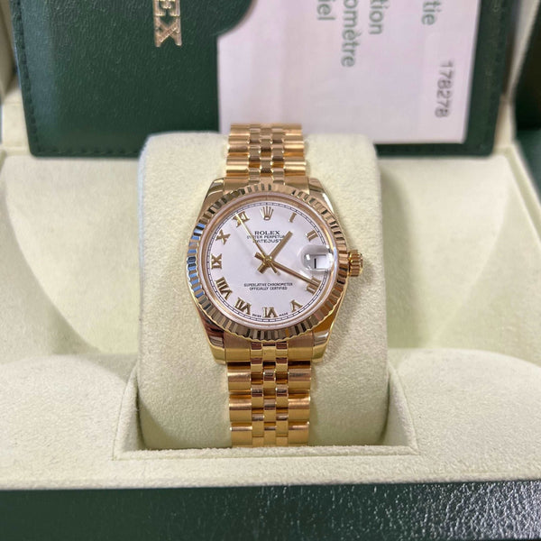 Datejust 31mm Midi 178278 (White Roman Dial)