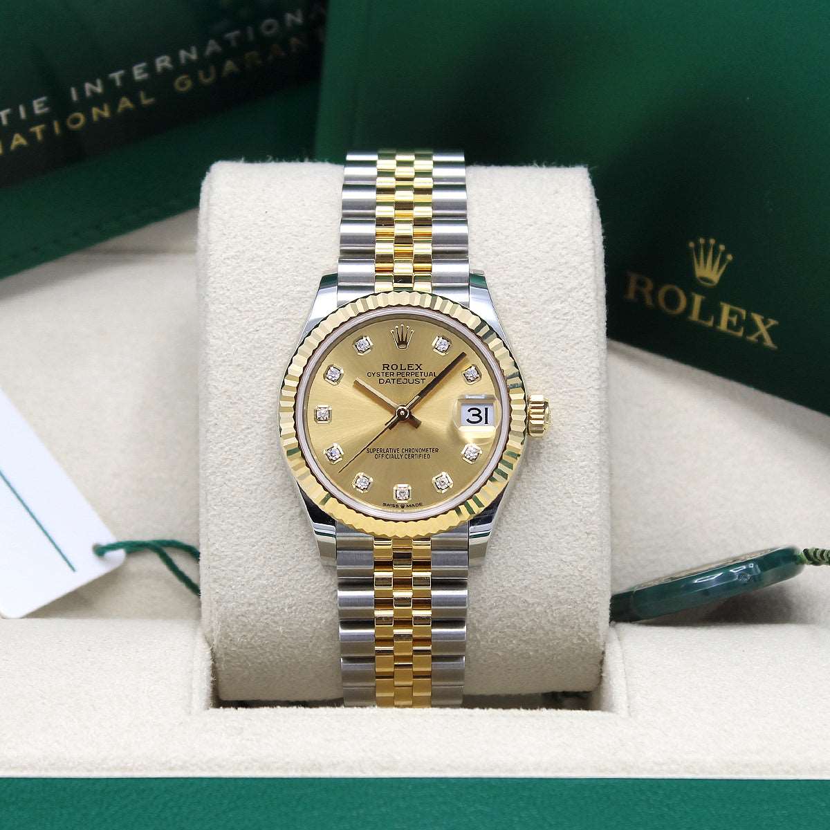 Datejust 31mm Midi 278273 (Champagne Diamond Dial)