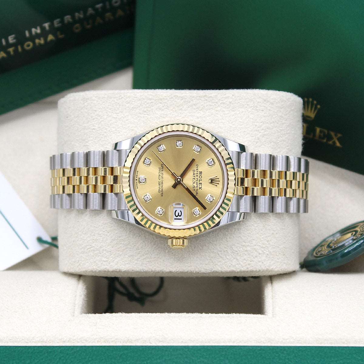 Datejust 31mm Midi 278273 (Champagne Diamond Dial)