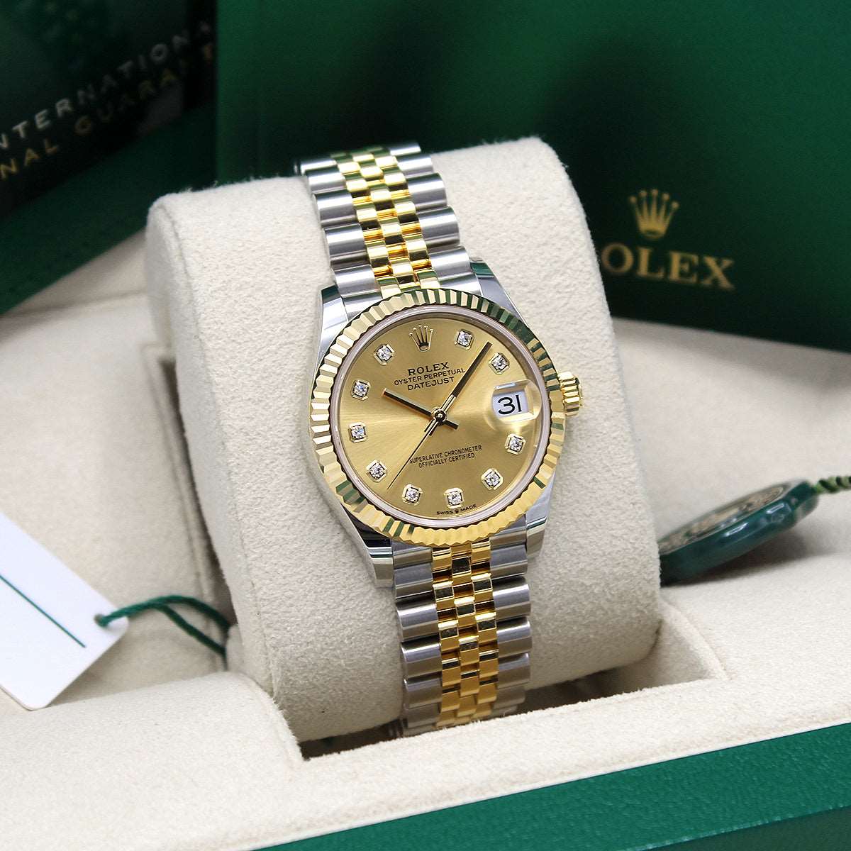 Datejust 31mm Midi 278273 (Champagne Diamond Dial)