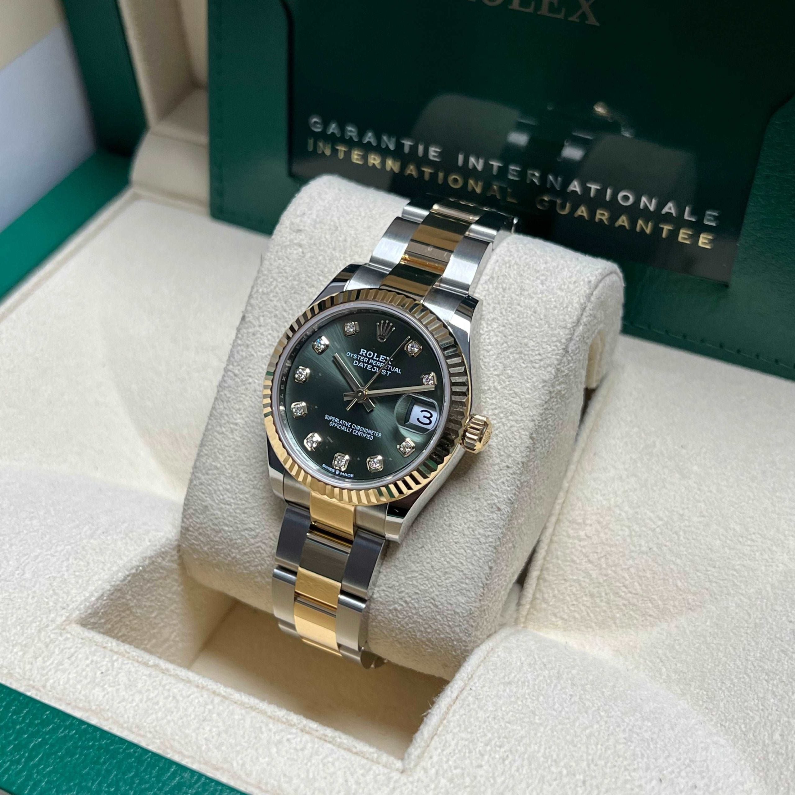 Datejust 31mm Midi 278273 (Olive Green Diamond Dial)