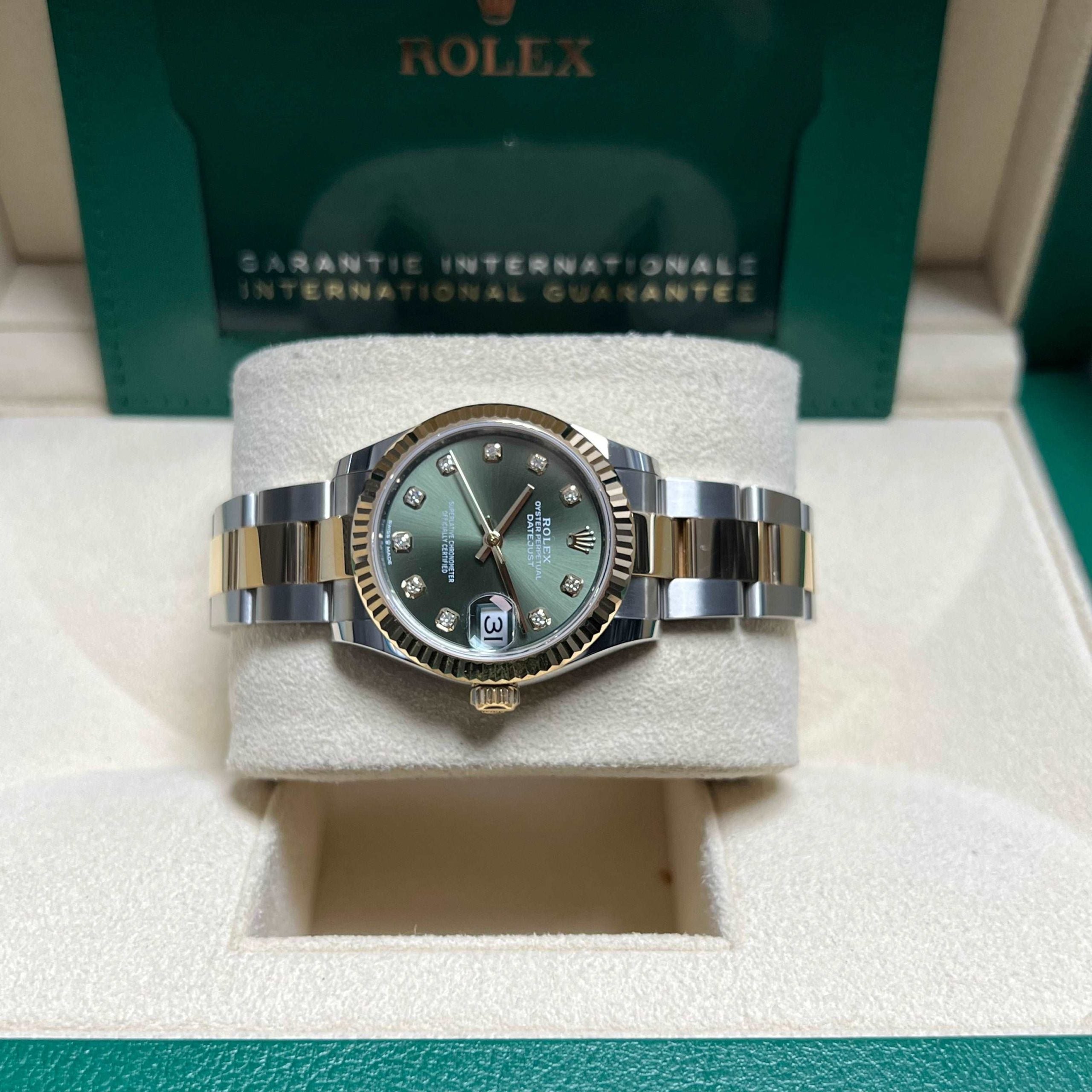 Datejust 31mm Midi 278273 (Olive Green Diamond Dial)