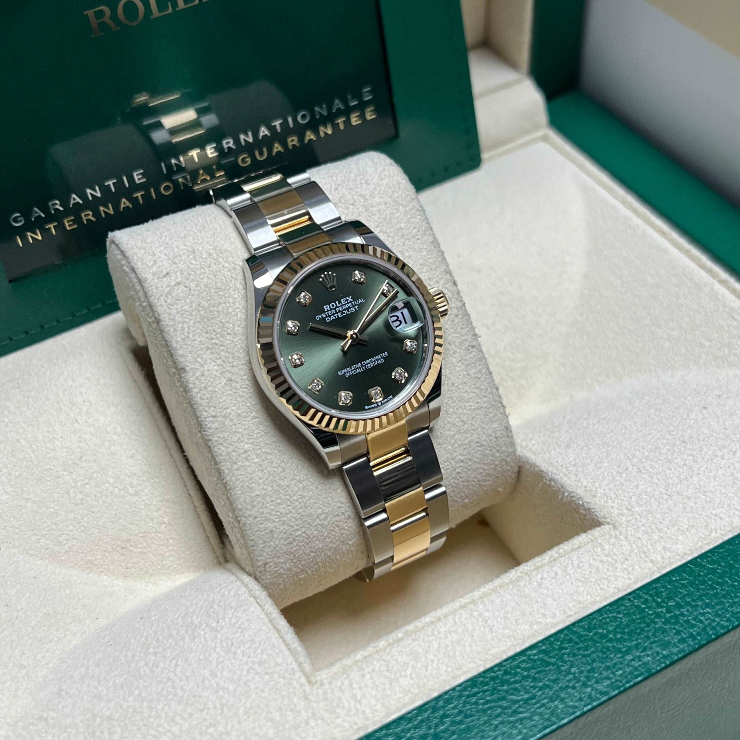 Datejust 31mm Midi 278273 (Olive Green Diamond Dial)