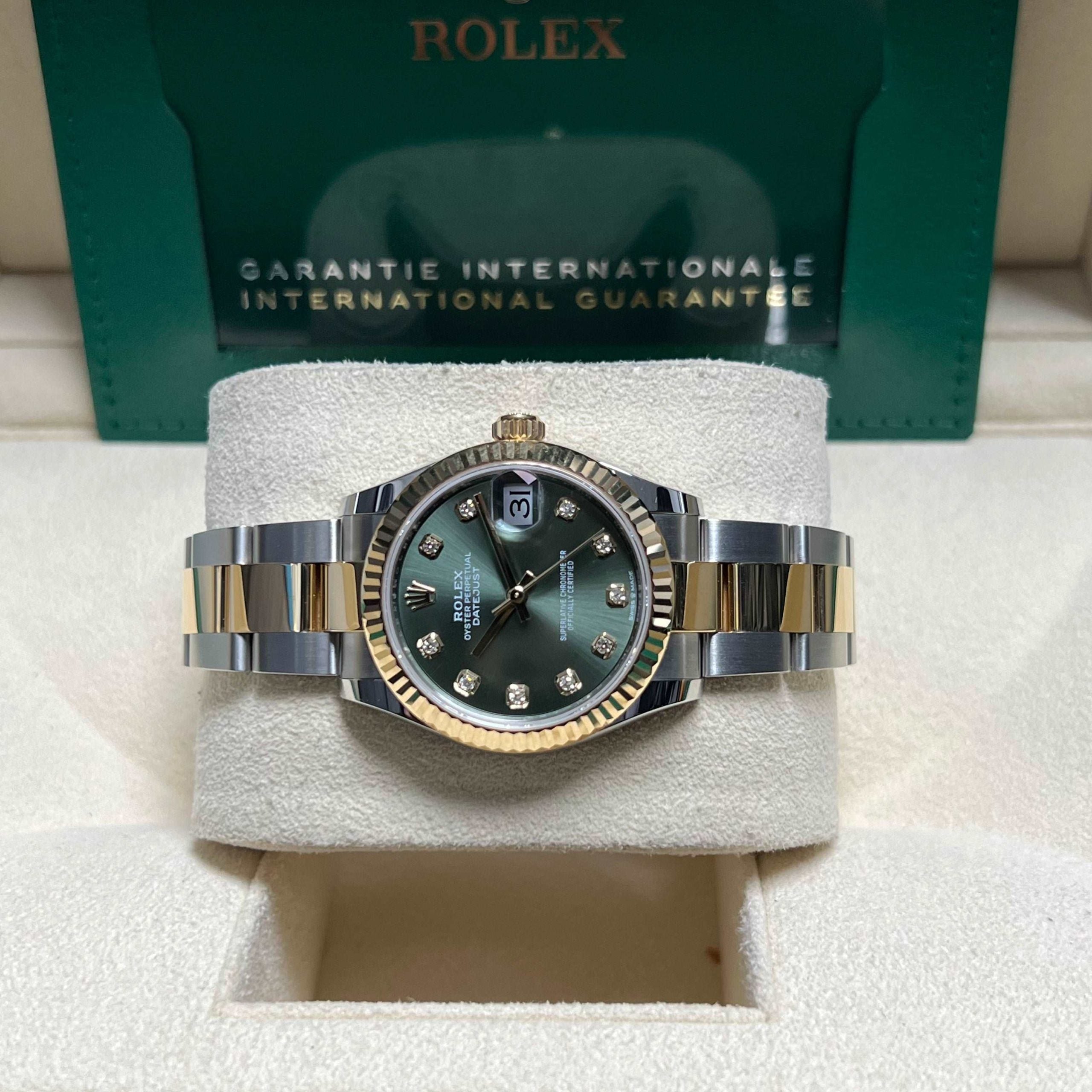 Datejust 31mm Midi 278273 (Olive Green Diamond Dial)