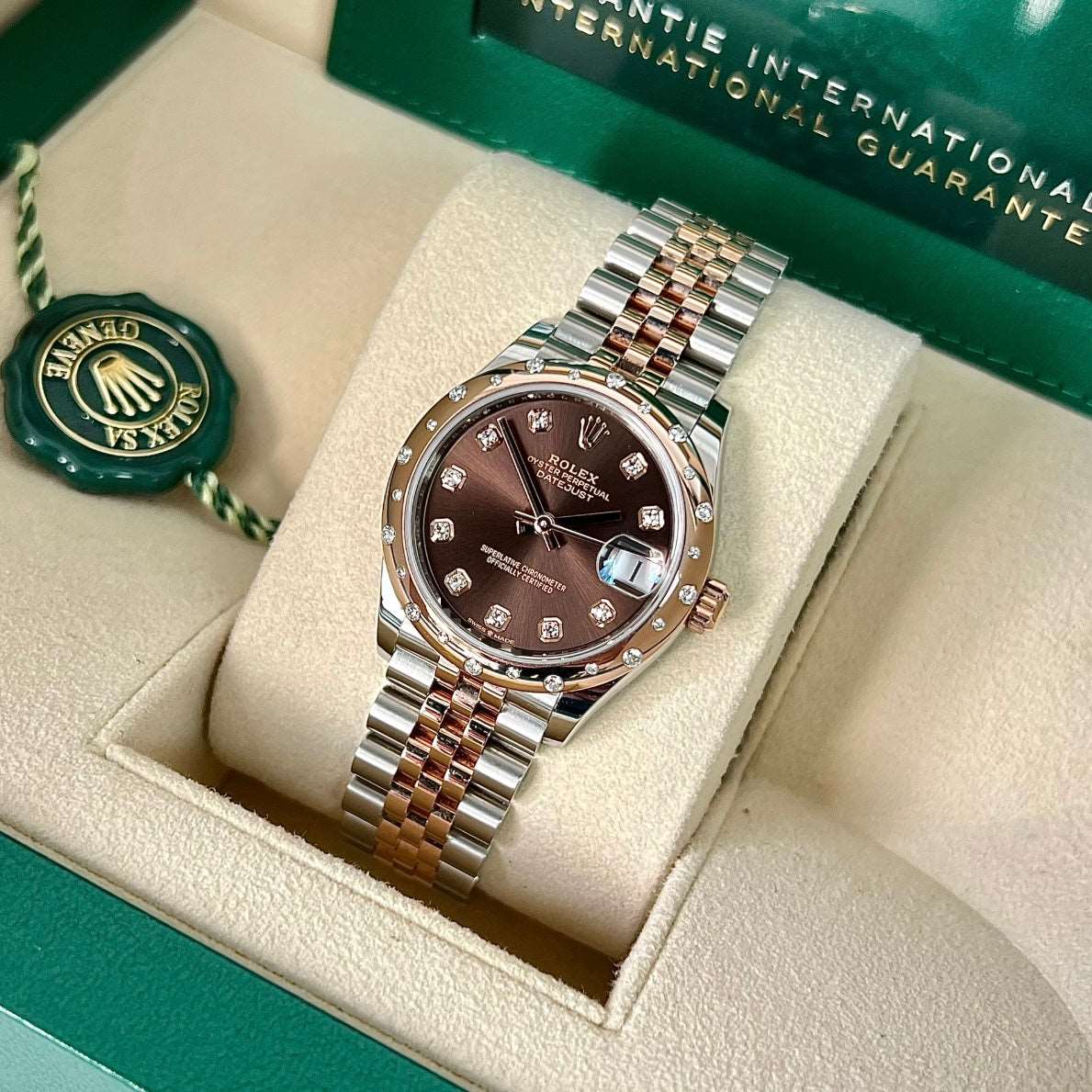 Datejust 31mm Midi 278341RBR (Chocolate Diamond Dial)