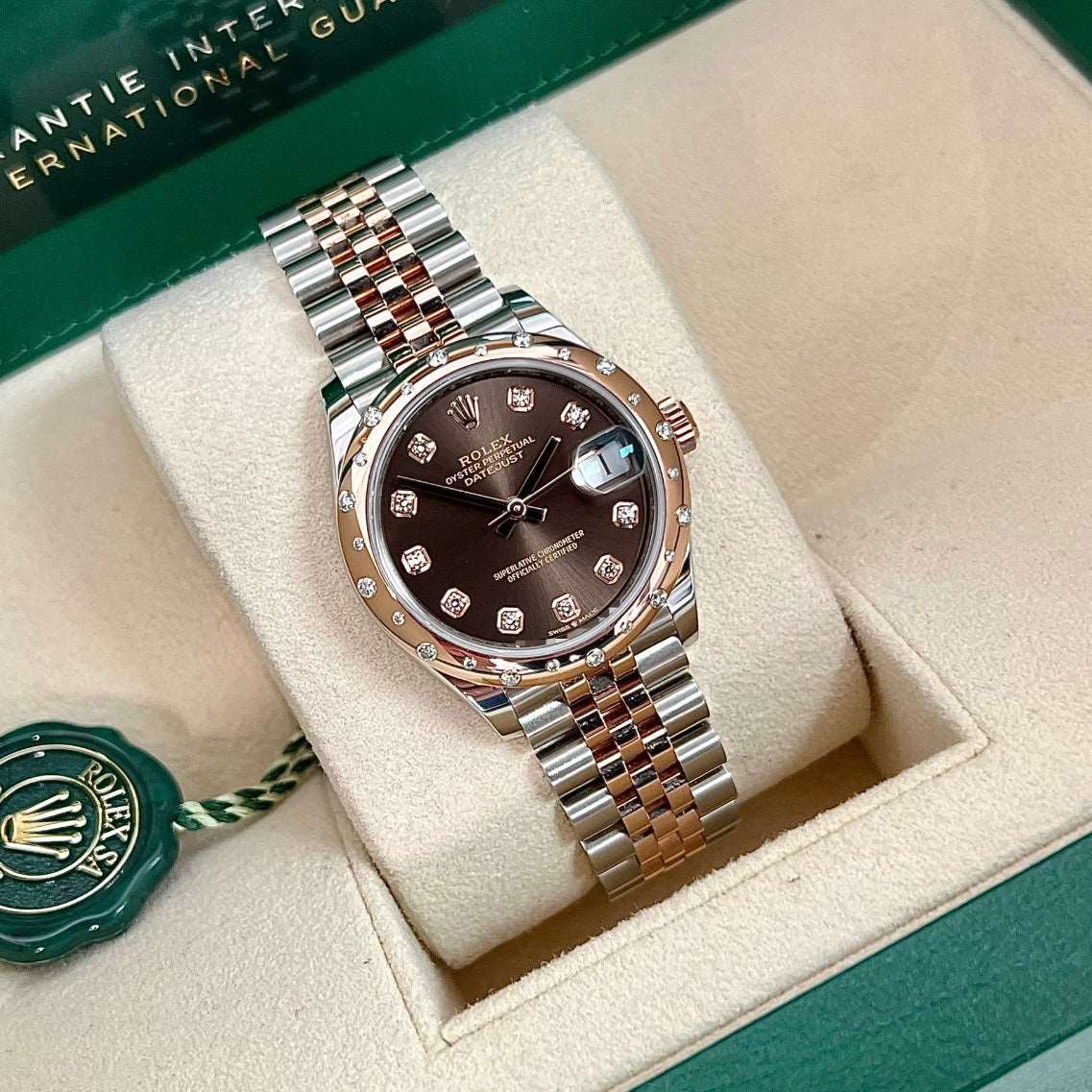 Datejust 31mm Midi 278341RBR (Chocolate Diamond Dial)