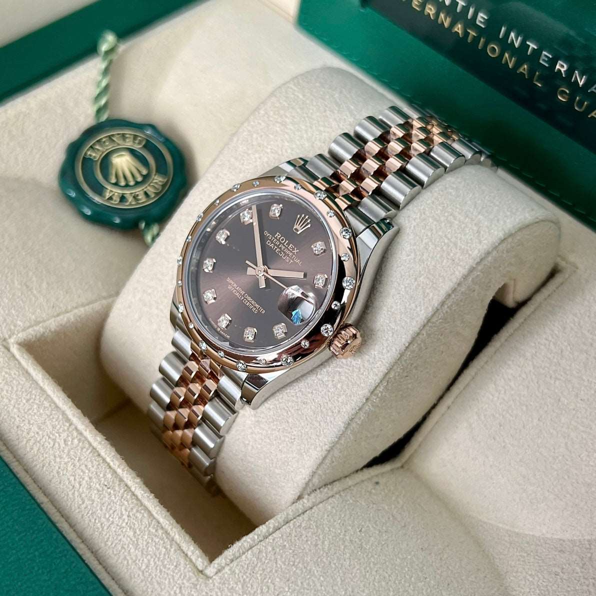 Datejust 31mm Midi 278341RBR (Chocolate Diamond Dial)