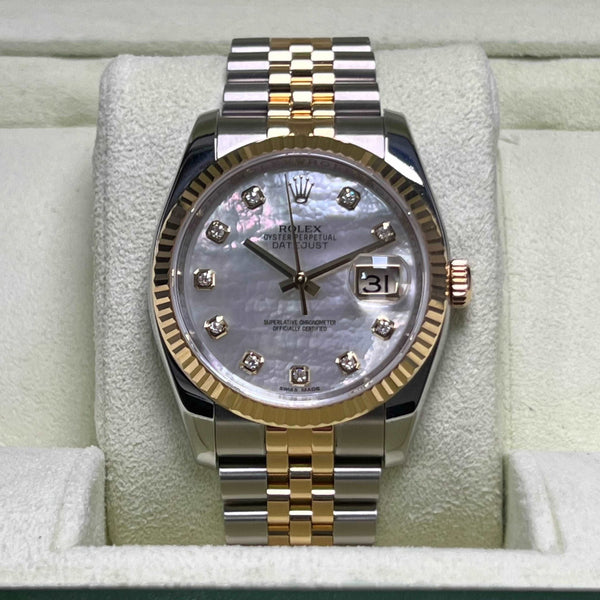 Datejust 36 116233 (Mother-of-Pearl Diamond Dial)