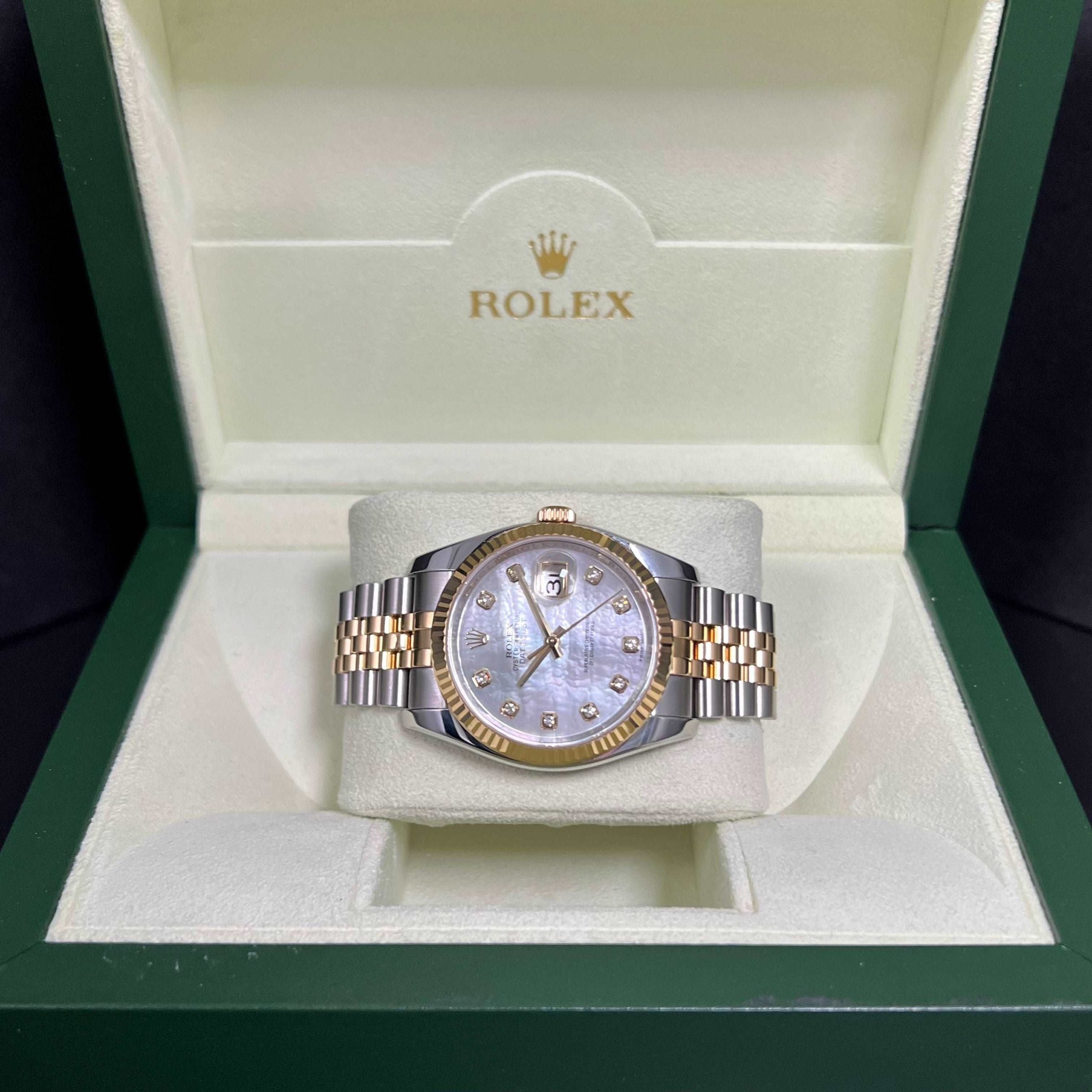 Datejust 36 116233 (Mother-of-Pearl Diamond Dial)