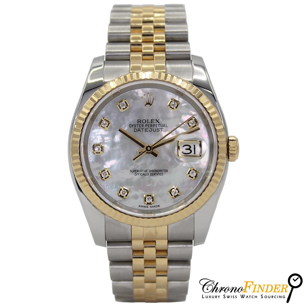 Datejust 36 116233 (Mother-of-Pearl Diamond Dial)