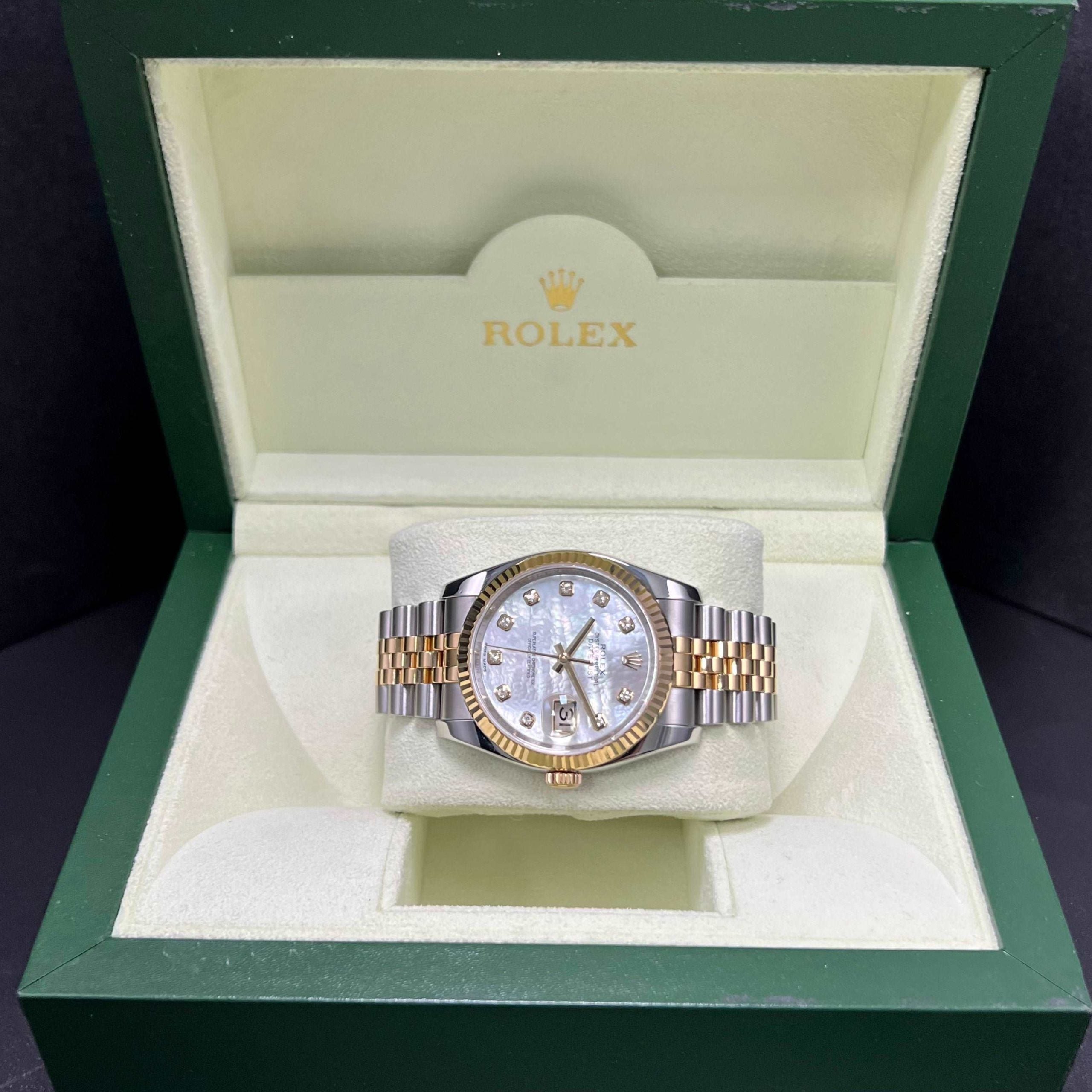 Datejust 36 116233 (Mother-of-Pearl Diamond Dial)