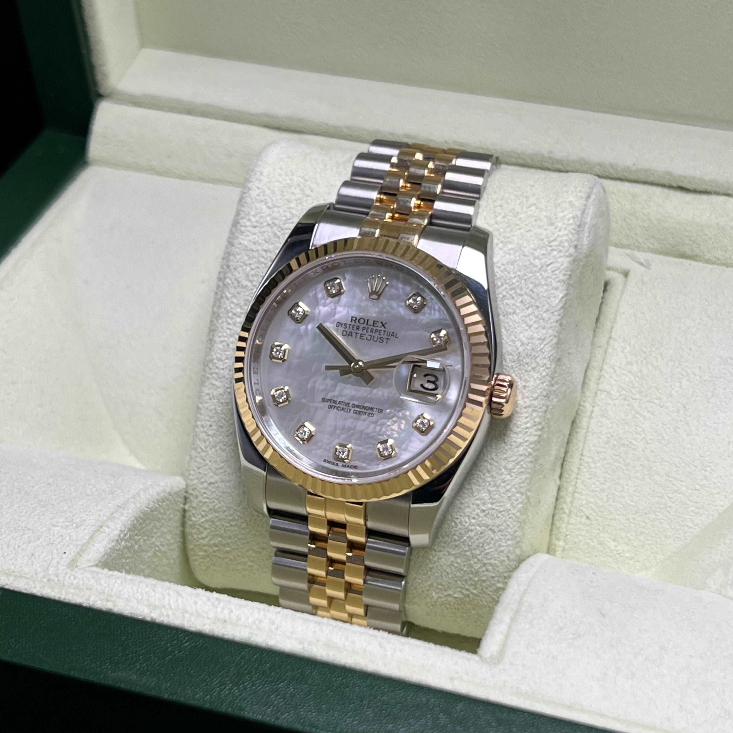 Datejust 36 116233 (Mother-of-Pearl Diamond Dial)