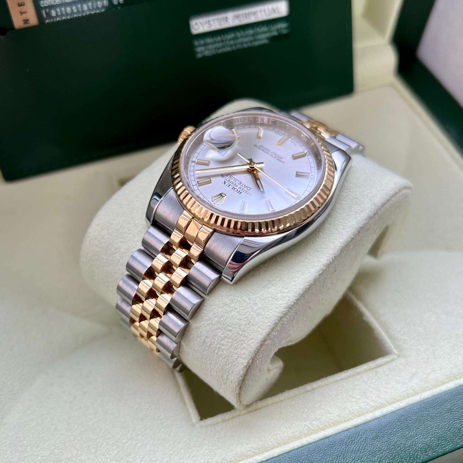 Datejust 36 116233 (Silver Baton Dial)