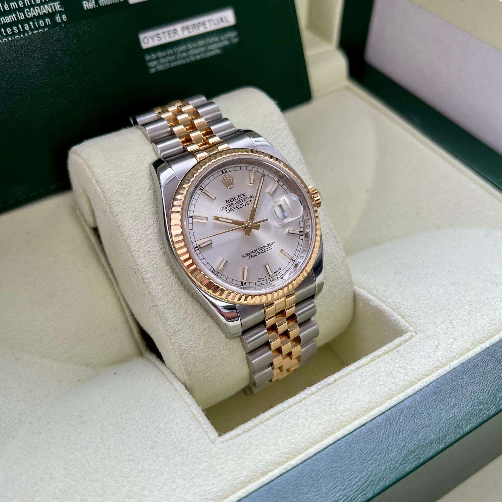 Datejust 36 116233 (Silver Baton Dial)