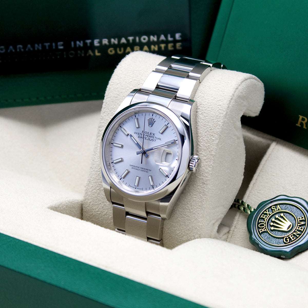 Datejust 36 126200 (Silver Baton Dial)