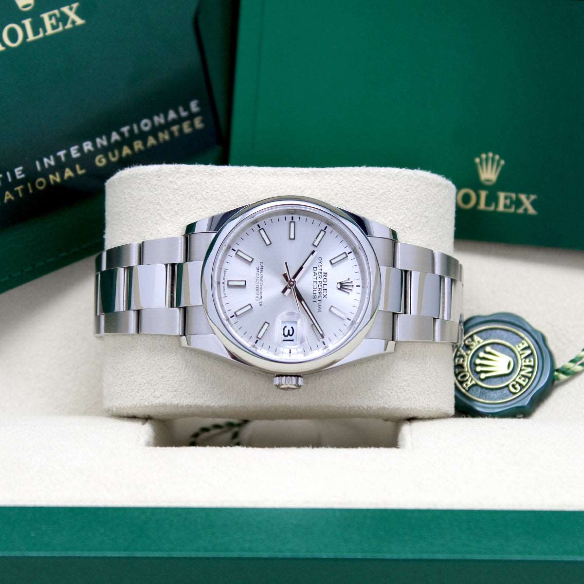 Datejust 36 126200 (Silver Baton Dial)